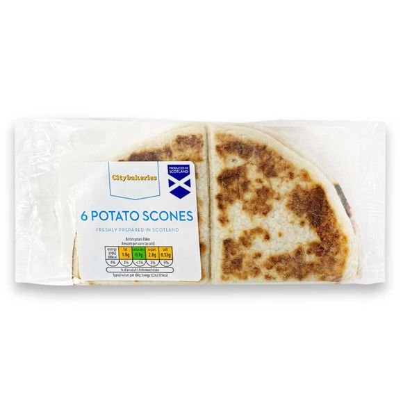 City Bakeries Potato Scones 6 Pack