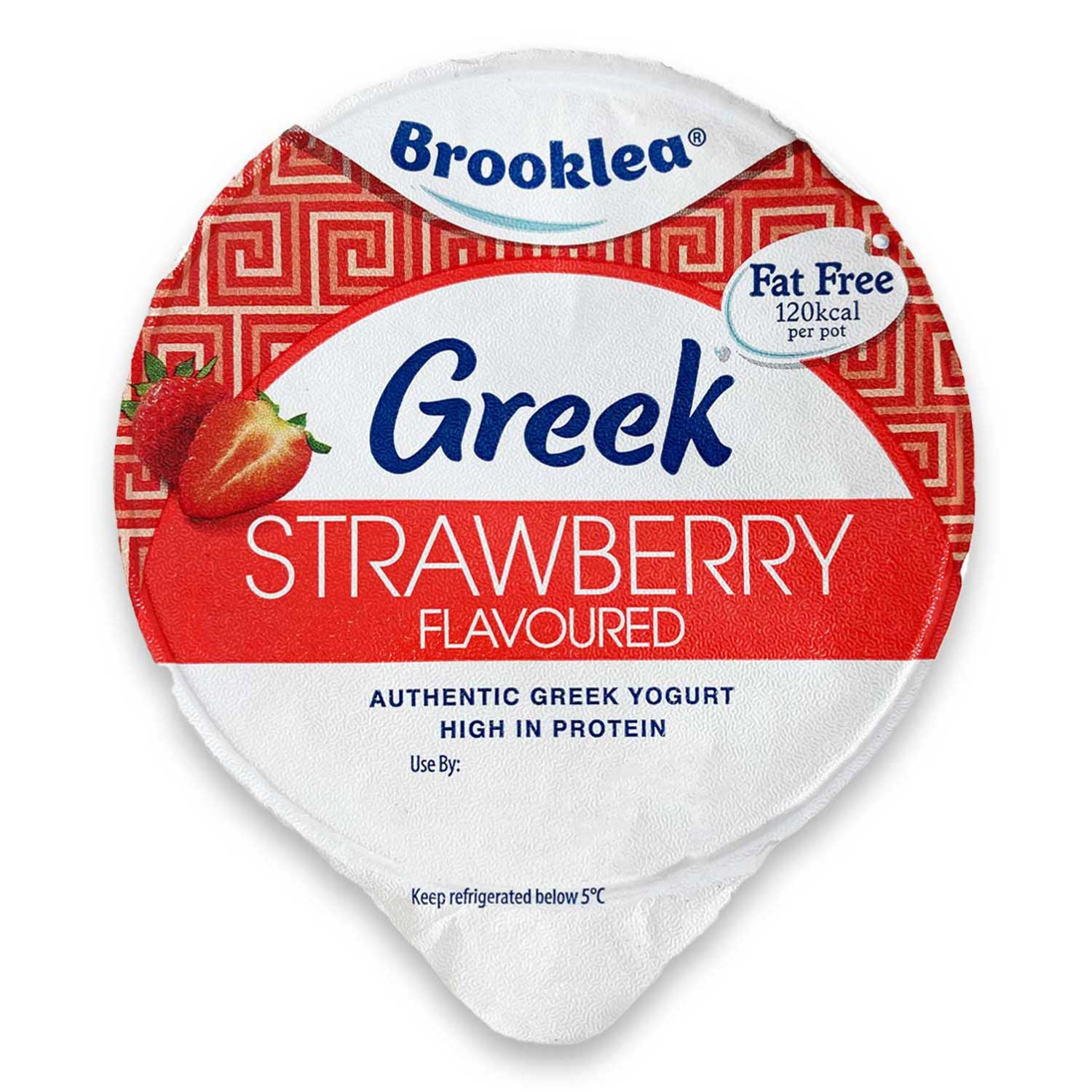 Brooklea Greek Strawberry Fat Free Yogurt 150g