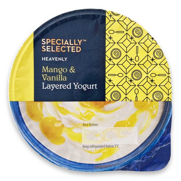 Specially Selected Indulgent Mango & Vanilla Layered Yogurt 150g