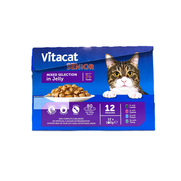 Vitacat Cat Pouch - Mixed Selection In Jelly 12x100g