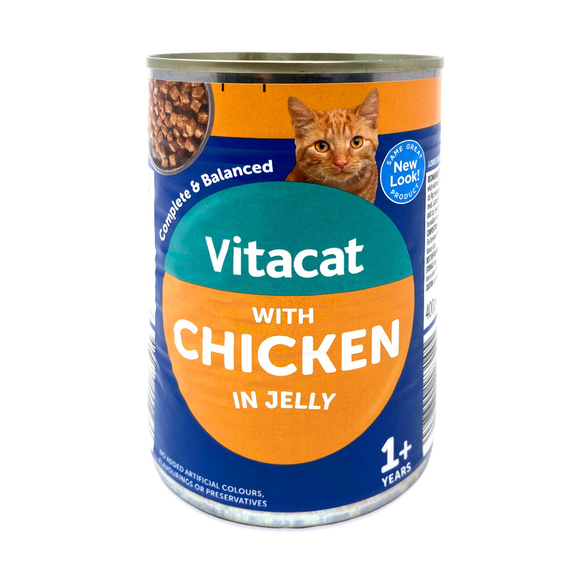 Vitacat Cat Cans Chicken In Jelly 400g HelloSupermarket