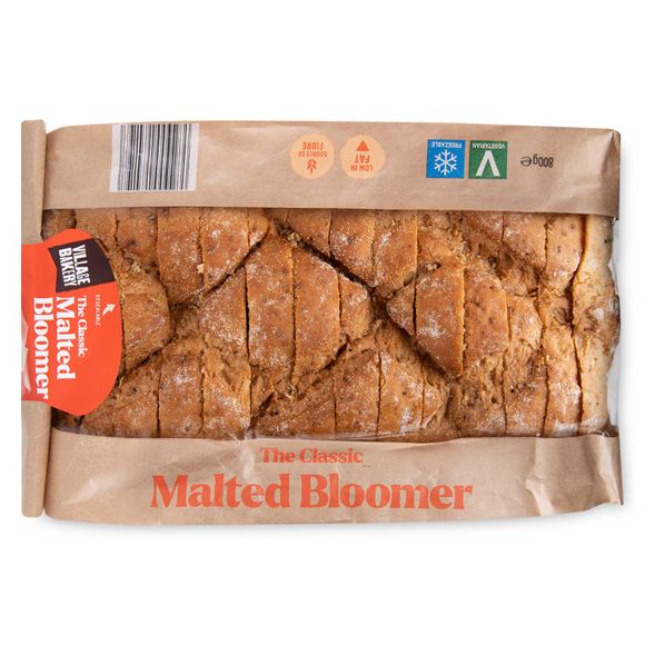 Village Bakery Classic Sliced Malted Bloomer Loaf 800g