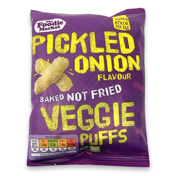 Foodie Market Veggie Puffs Pickled Onion Flavour 21g