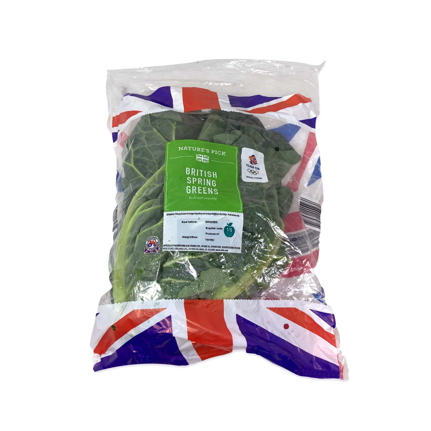 Nature's Pick Spring Greens 500g