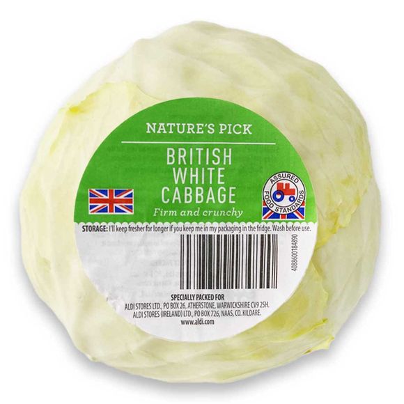 Nature's Pick White Cabbage Each