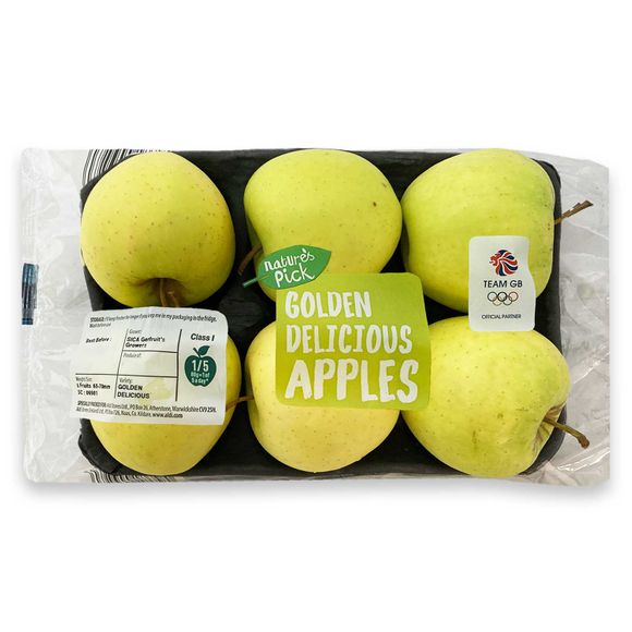 Nature's Pick Golden Delicious Apples 6 Pack