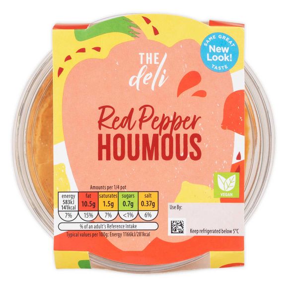 The Deli Red Pepper Houmous 200g