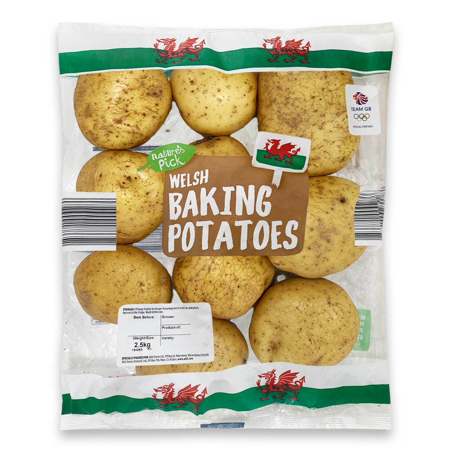 Nature's Pick Baking Potatoes 2.5kg