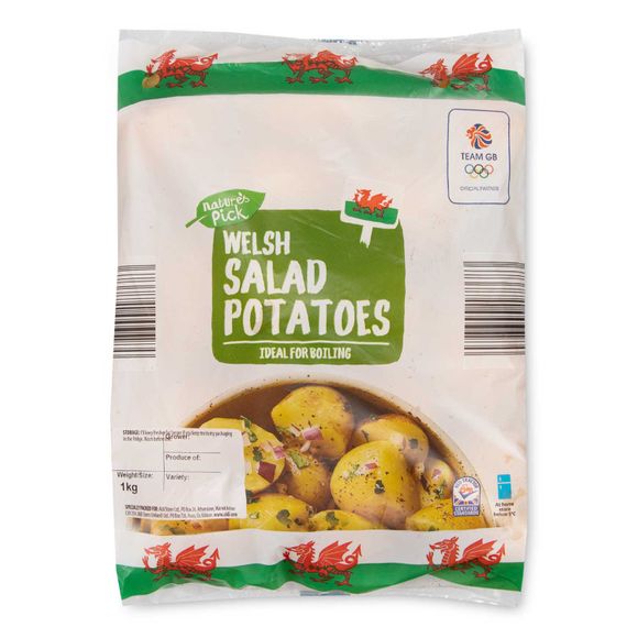 Nature's Pick Welsh Salad Potatoes 1kg