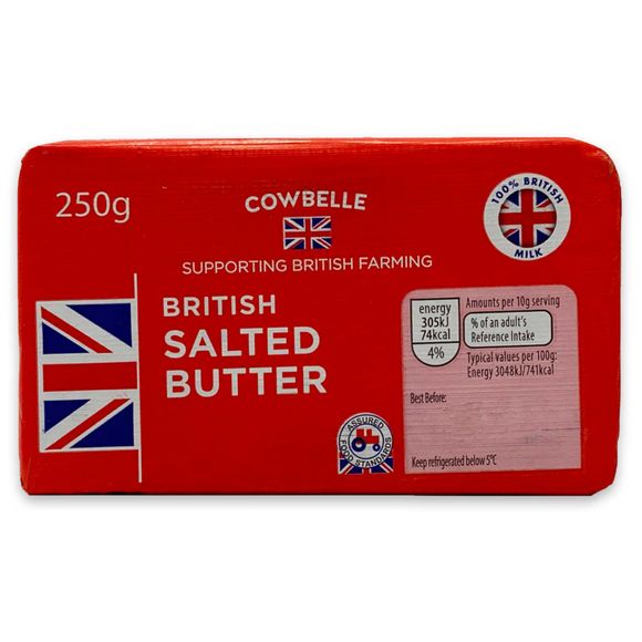 Cowbelle British Salted Butter 250g