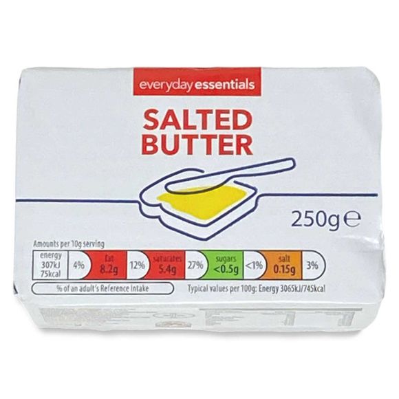 Everyday Essentials Salted Butter 250g