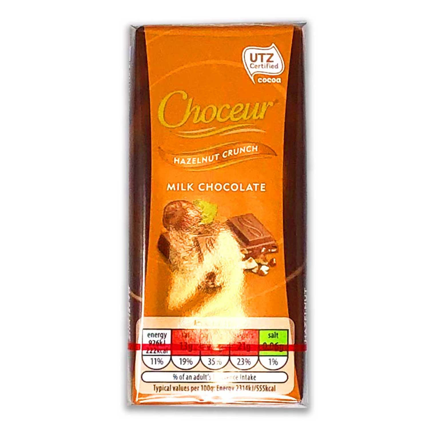 Choceur 5 Mini Chocolate Bars - Hazelnut Crunch 40g