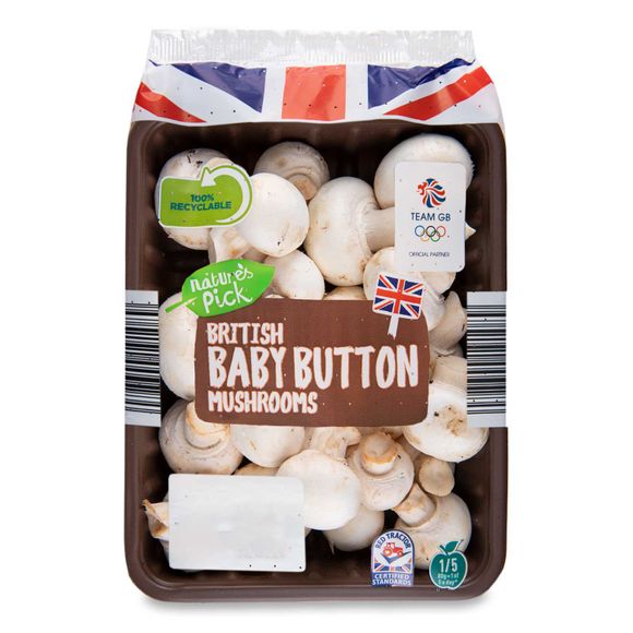 Nature's Pick Button Mushrooms 200g