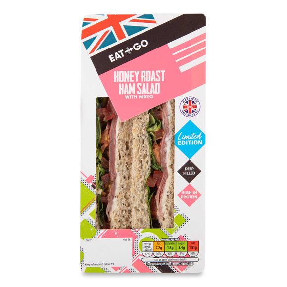 Eat & Go Ham Salad Sandwich 1 Pack