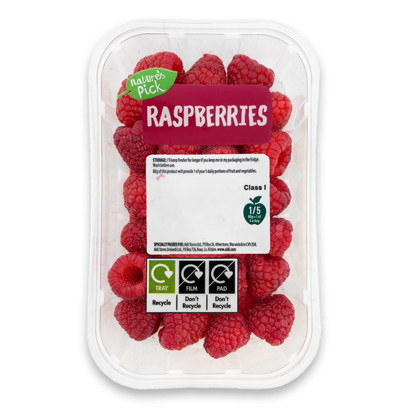 Nature's Pick Raspberries 150g