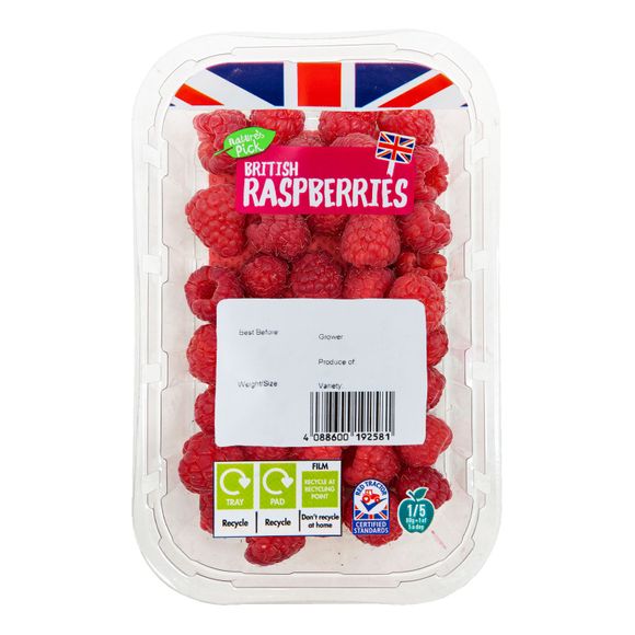 Nature's Pick Raspberries 150g