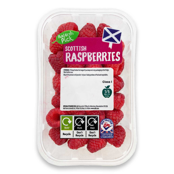 Nature's Pick Raspberries 150g