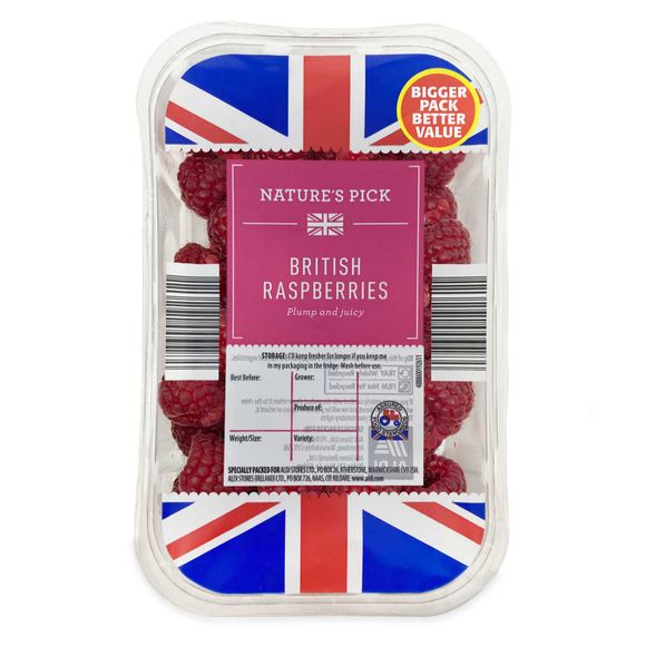 Nature's Pick Raspberries 225g