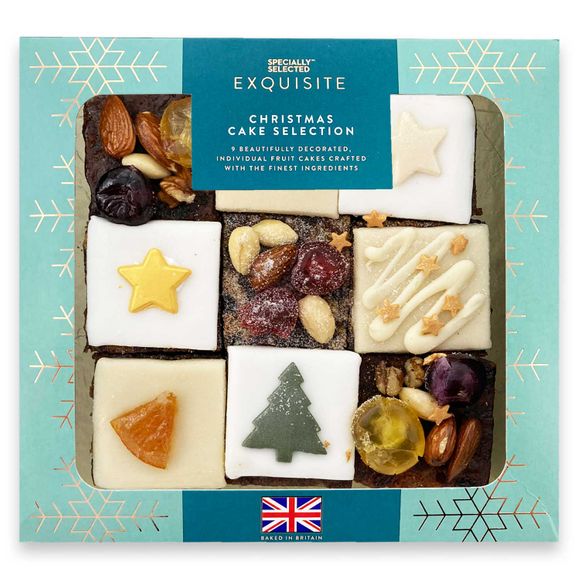 Specially Selected Exquisite Exquisite Christmas Cake Selection 740g