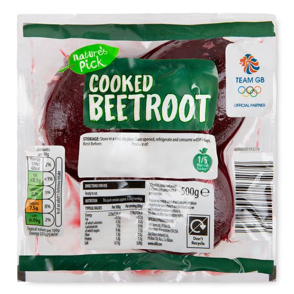 Nature's Pick Cooked Beetroot 500g