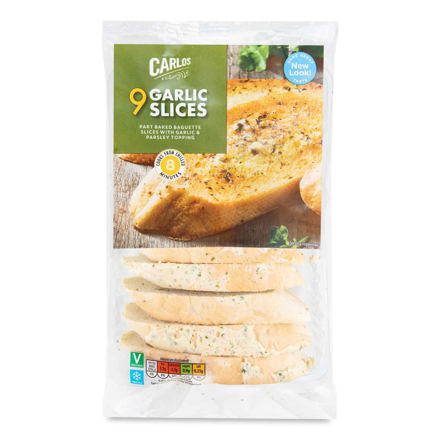 Carlos Garlic Slices 290g/9 Pack