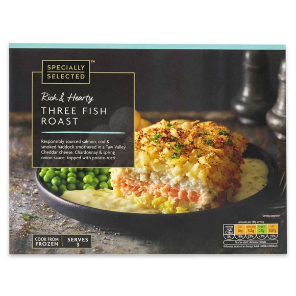 Specially Selected Three Fish Roast 750g