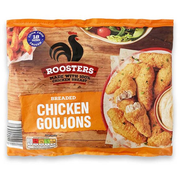 Roosters Breaded Chicken Goujons 320g