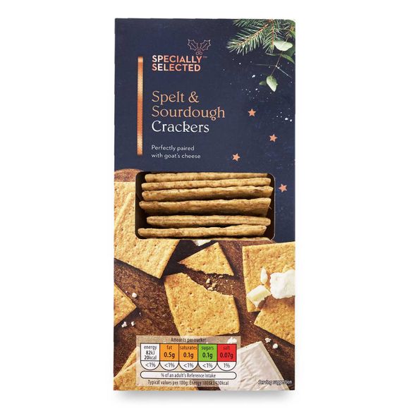 Specially Selected Spelt & Sourdough Crackers 100g