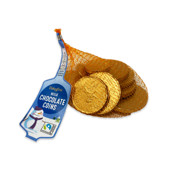 Dairyfine Milk Chocolate Coins 70g