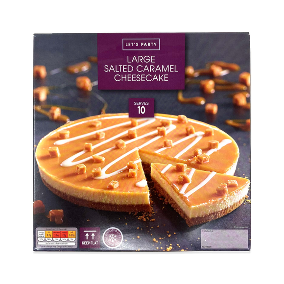 Let's Party Large Salted Caramel Cheesecake 840g