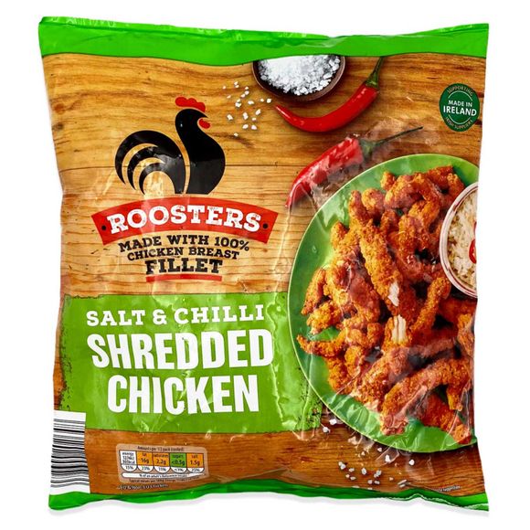 Roosters Salt & Chilli Shredded Chicken 380g