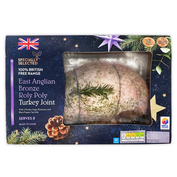 Specially Selected East Anglian Bronze Roly Poly Turkey Joint 1.5kg