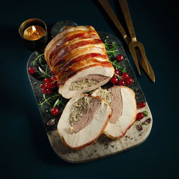 Ashfields British Stuffed Turkey Joint Frozen Class A 1.1kg