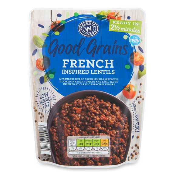 Worldwide Foods Good Grains French Inspired Lentils 250g