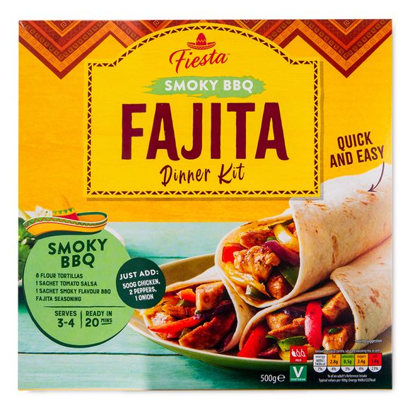 Ready, Set…Cook! Smoky BBQ Fajita Kit 500g