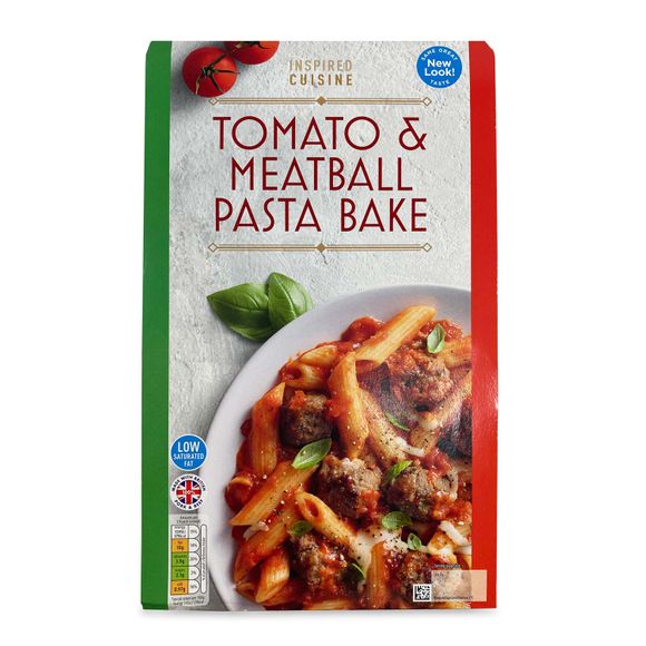 Inspired Cuisine Tomato And Meatball Pasta Bake 1.2kg