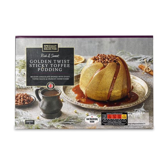 Specially Selected Golden Twist Sticky Toffee Pudding 700g