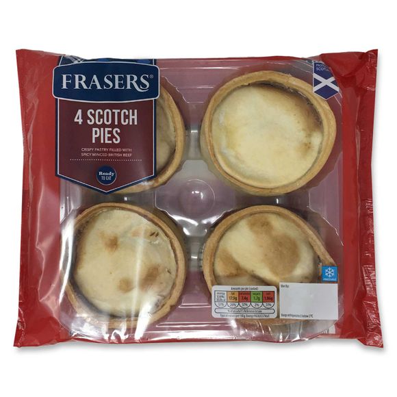 Frasers Scotch Pies 4 Pack