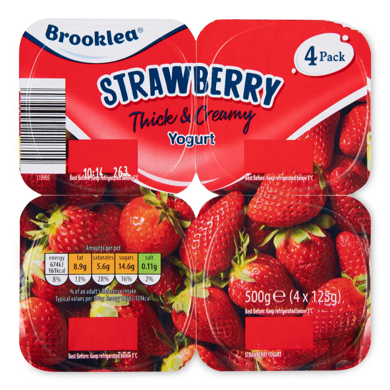 Gogo Squeez Yogurt Snack Strawberry 4X85g - HelloSupermarket