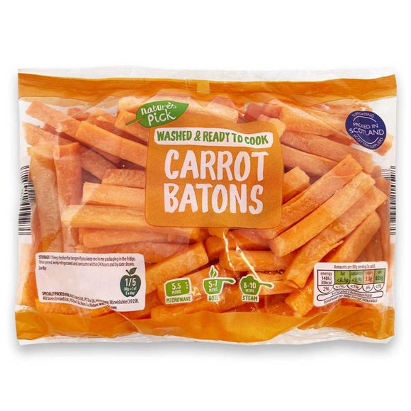 Nature's Pick Carrot Batons 400g