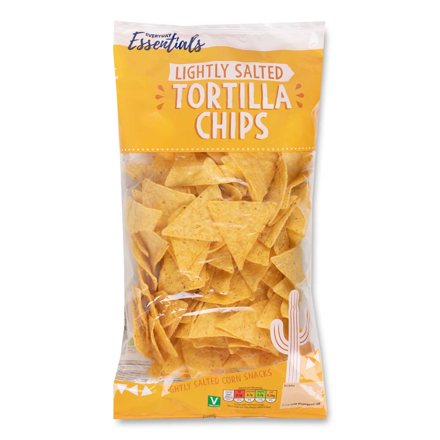 Everyday Essentials Lightly Salted Tortilla Chips 200g