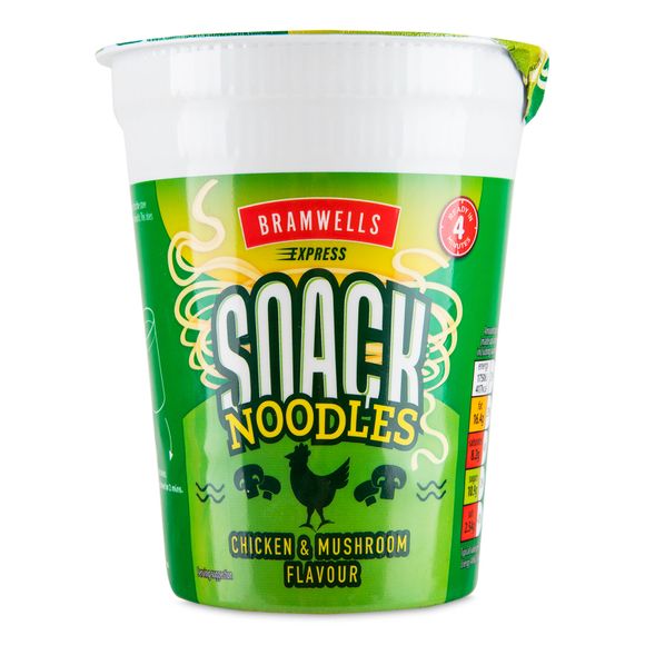 Bramwells Express Chicken & Mushroom Flavour Snack Noodles Pot 90g