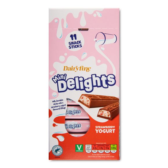 Dairyfine Strawberry Yogurt Mini Delights 200g/11 Pack