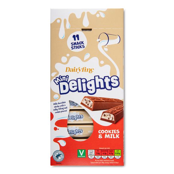 Dairyfine Cookies & Milk Mini Delights 200g/11 Pack