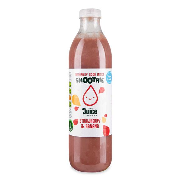 The Juice Company Strawberry & Banana Smoothie 750ml