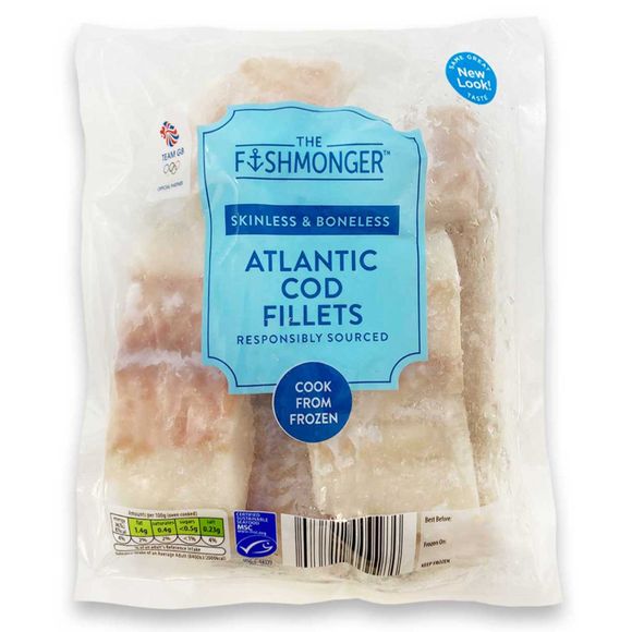 The Fishmonger Atlantic Cod Fillets 400g