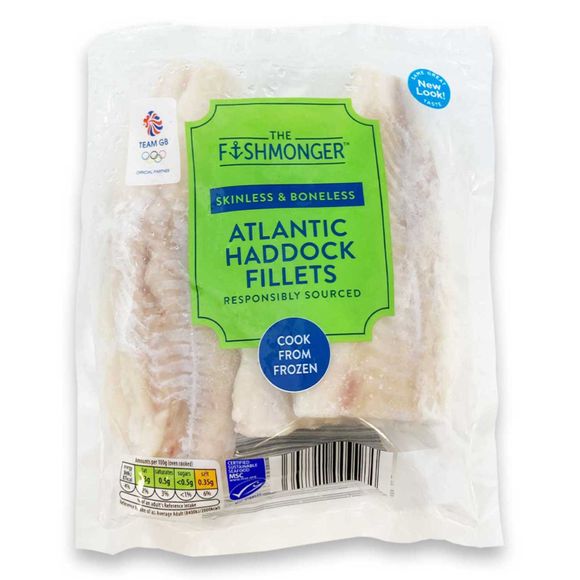 The Fishmonger Atlantic Haddock Fillets 400g