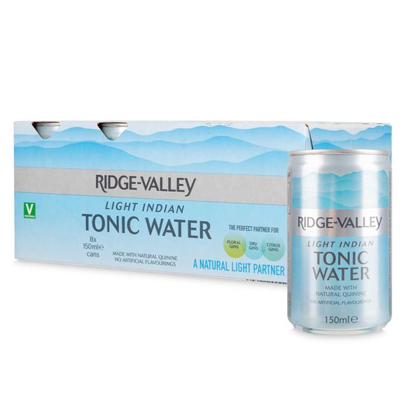 Ridge Valley Light Indian Tonic Water 8x150ml