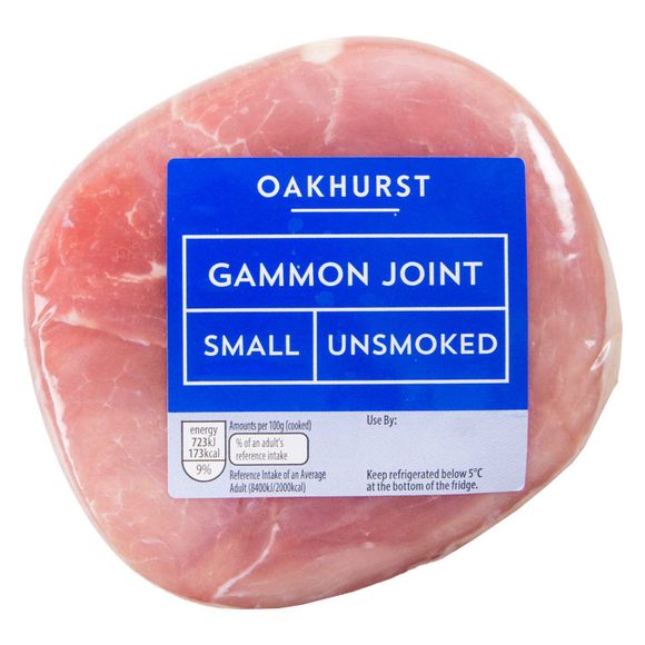 Oakhurst Small Unsmoked Gammon Joint 750g