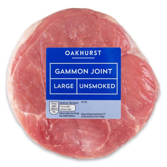 Oakhurst Large Unsmoked Gammon Joint 1.3kg